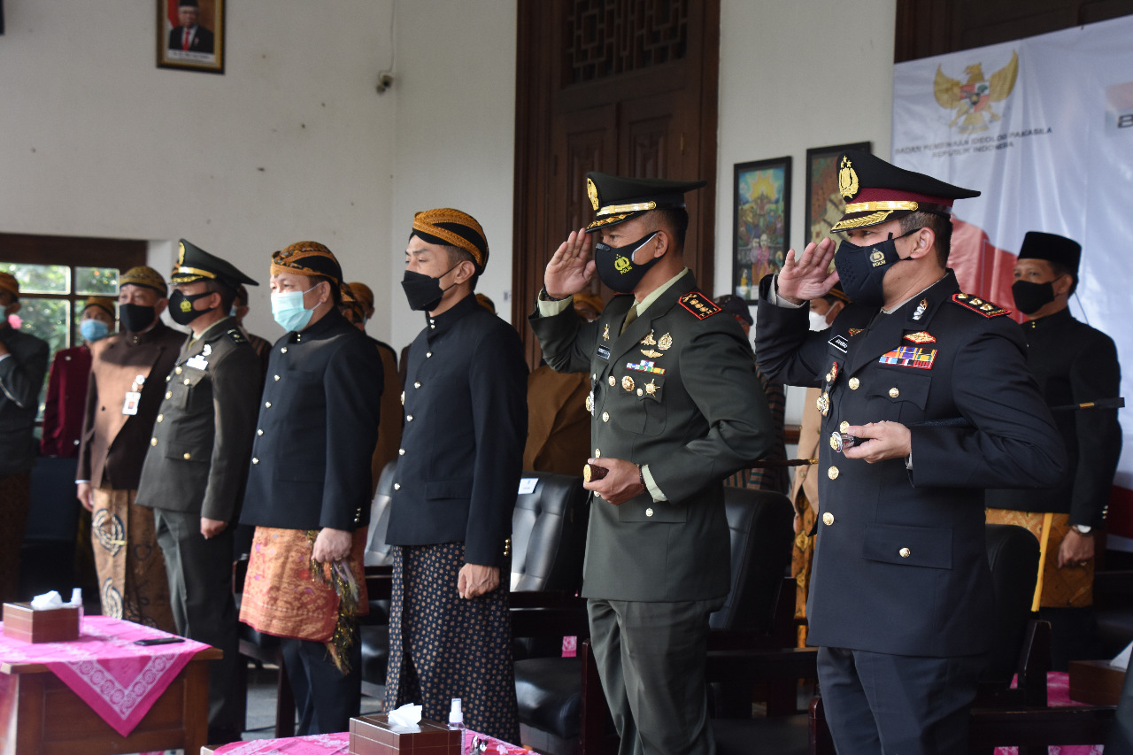 Danrem 073/MKT Kolonel Arm Putranto Gatot Sri Handoyo S.Sos., M.M.,  Peringati Hari Lahir Pancasila 